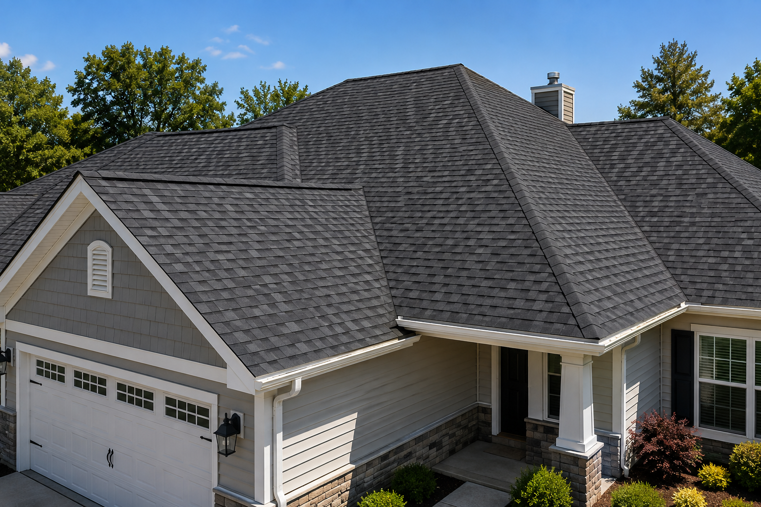 Residential roofing project in Northern California